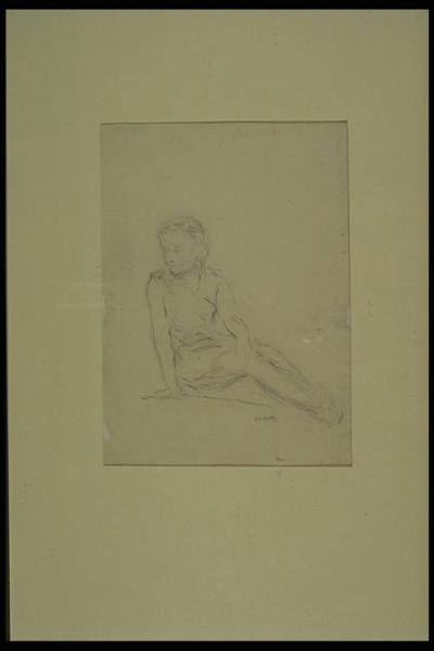 Figura femminile seduta