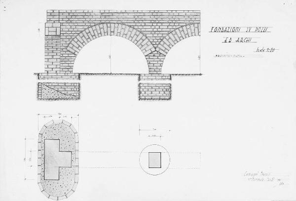 Fondazioni su pozzi e archi