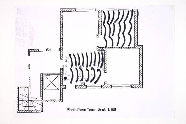 Composizione di linee libere e punto