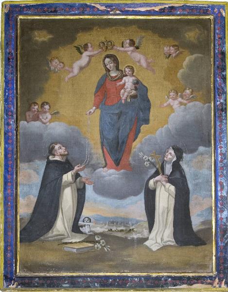 Madonna del Rosario con San Domenico e Santa Caterina da Siena