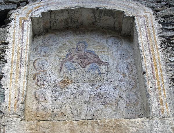 Madonna del Rosario circondata dai Misteri del Rosario