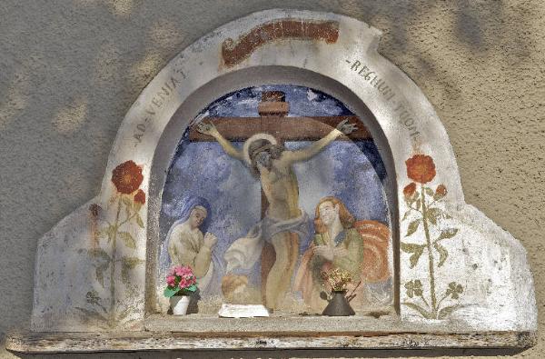 Cristo crocifisso con la Madonna, San Giovanni Evangelista e Santa Maria Maddalena