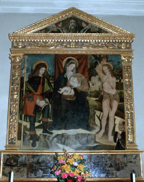 Madonna con Bambino tra San Rocco e San Sebastiano e donatore