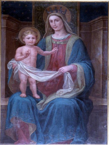 Madonna con Bambino in trono