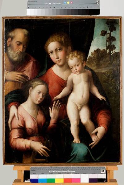 MADONNA CON BAMBINO E SANTA CATERINA