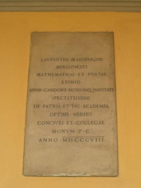 MASCHERONI LORENZO