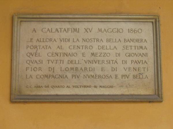 CITAZIONE DA "DA QUARTO AL VOLTURNO" DI ABBA