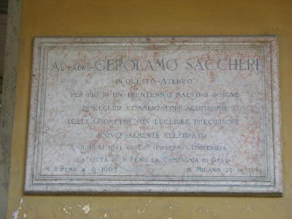 SACCHERI GEROLAMO