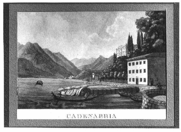 Veduta del Lago di Como, Cadenabbia.