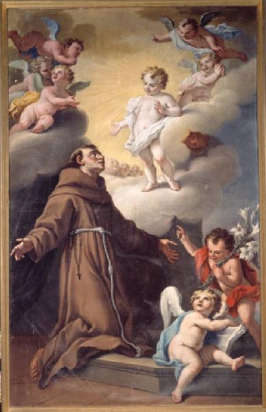 Sant'Antonio in adorazione del Bambino