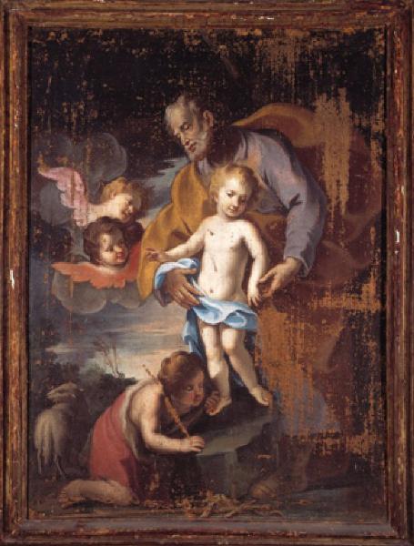San Giuseppe, Gesù Bambino e San Giovanni Battista bambino