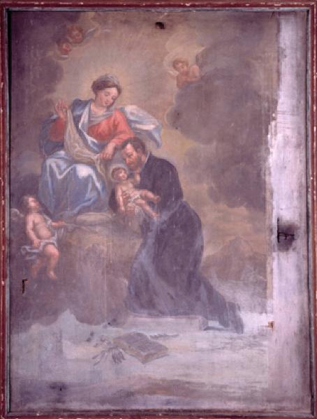 San Gaetano da Thiene venera la Madonna