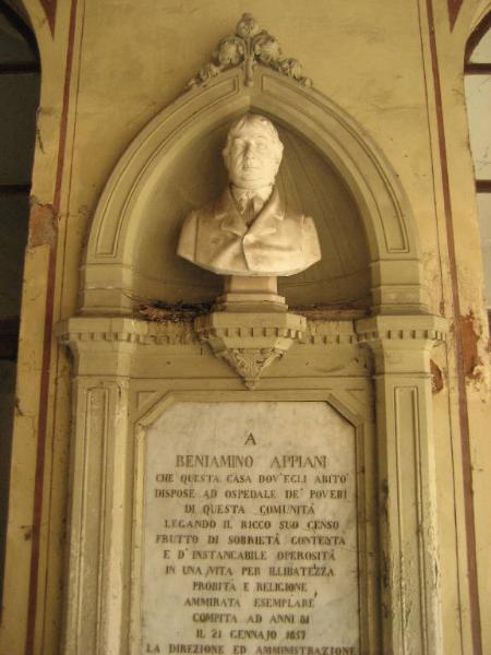 Ritratto maschile di Beniamino Appiani benefattore