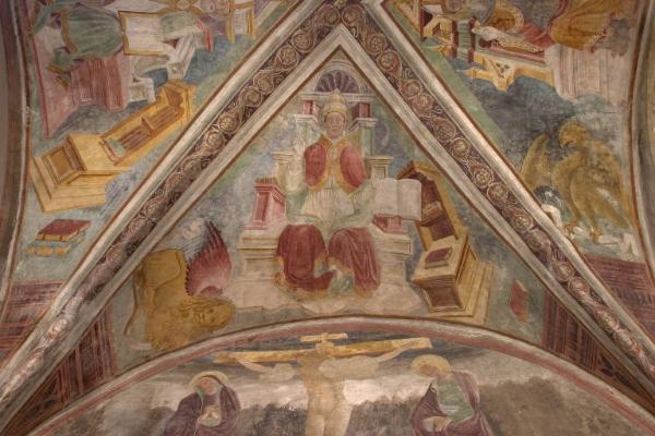 SAN GREGORIO MAGNO E SIMBOLO DELL'EVANGELISTA MARCO