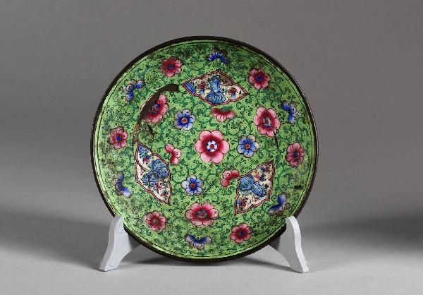 Piattino cloisonné