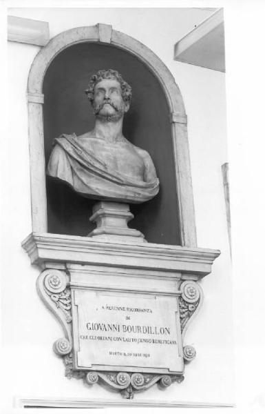 Busto ritratto di Giovanni Bourdillon