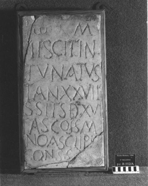 Epigrafe di Fortunatus