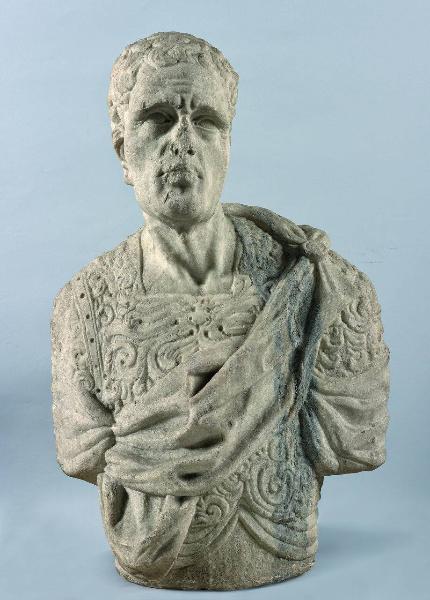 Busto virile paludato all'antica