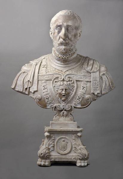 Busto di Ottavio Farnese(Valentano 1524 - Piacenza 1586)