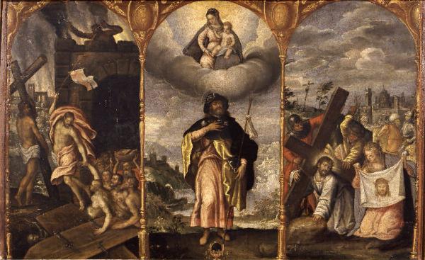 Madonna in gloria e San Rocco