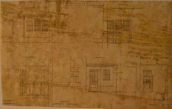 Progetto del fabbricato n. 10 dell'Ospedale Psichiatrico Provinciale di Milano (Mombello)