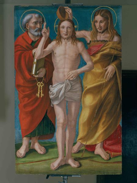Battesimo di Cristo con San Pietro