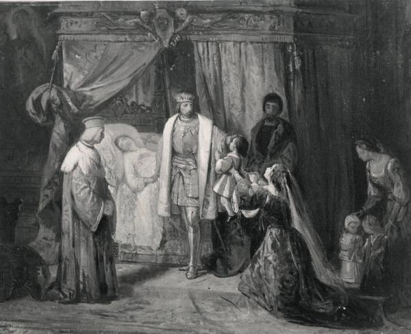 Gian Galeazzo Sforza visitato nei momenti estremi della sua vita da Carlo VIII