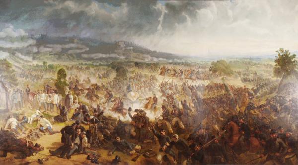 La battaglia di San Martino il 24 giugno 1859