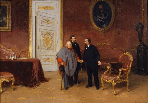 Visita di Garibaldi a Vittorio Emanuele II