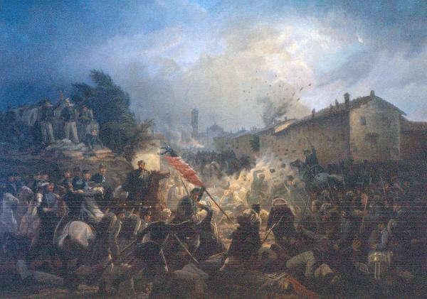La battaglia di Palestro ( 31 maggio 1859 )