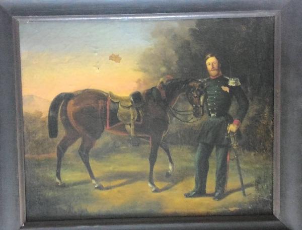 Ritratto maschile con cavallo