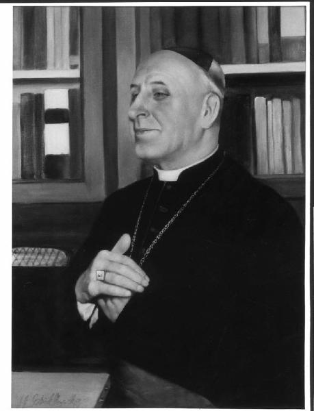Ritratto di Giovanni Colombo, arcivescovo di Milano