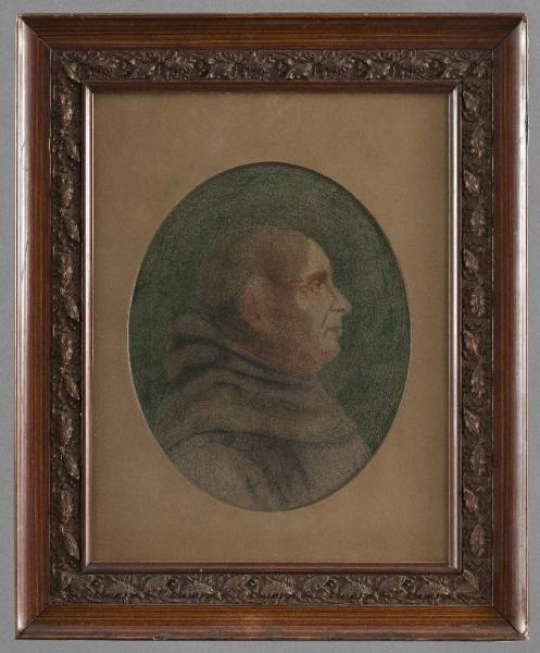 Figura di frate con saio