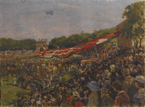 Commemorazione del III anno di guerra, 24 maggio 1918, aspetto dell'Arena durante la cerimonia