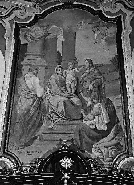 SACRA FAMIGLIA CON SAN GIOVANNINO E SANT'ELISABETTA