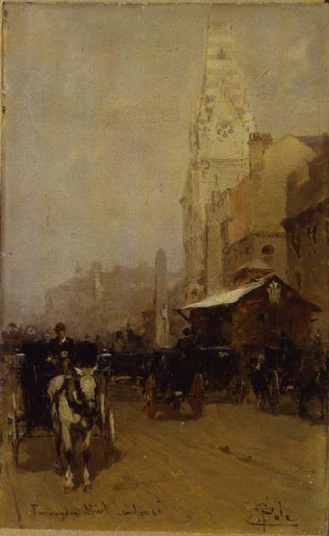 Farrington Street, London 1885