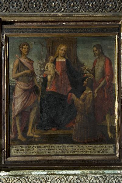 Madonna con Bambino con san Giovanni Battista, san Giacomo e donatore