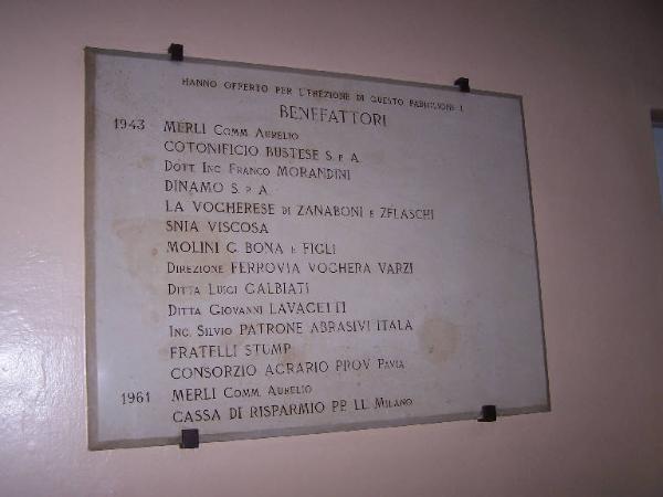 Lapide commemorativa