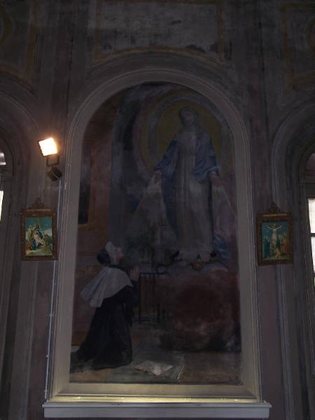 Apparizione della Madonna a una santa