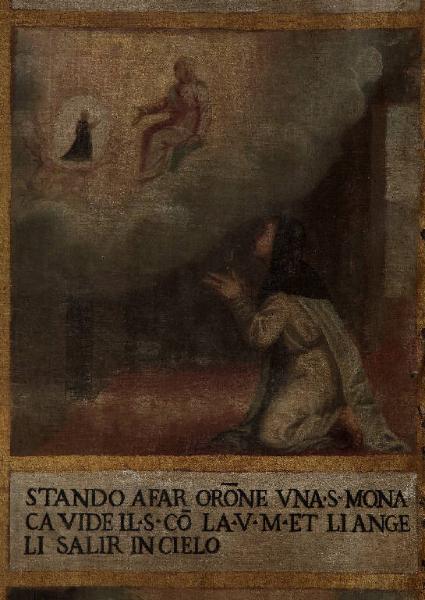 La Beata Vergine, Gesù Cristo e gli Angeli appaiono a una monaca per intercessione di San Giacinto