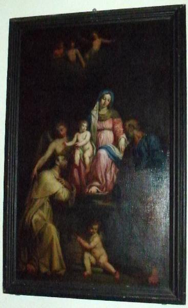 Madonna con Bambino in trono con San Pietro e San Benedetto