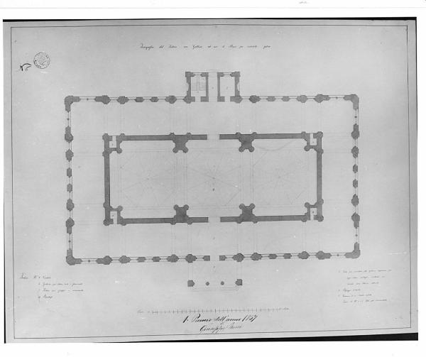 Progetto di un salone per patrio museo di antichità