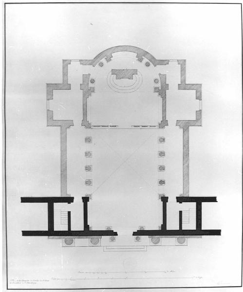 Progetto per la cappella dei Cavalieri di Malta nel palazzo Voroncov a Pietroburgo