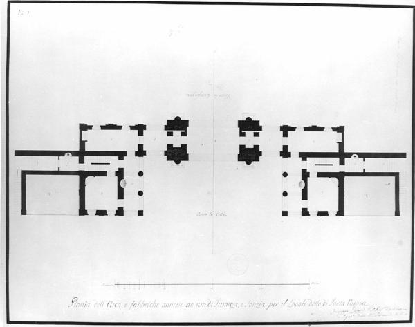 Progetto dell'Arco di Porta Nuova