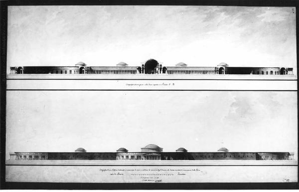 Un edifizio alla maniera degli antichi Musei Pitagorici Italiani, che conterrà quanto fa d'uopo alla istruzione delle Scienze, e delle Arti. Oltre i gabinetti scientifici, le biblioteche, le collezioni di statue, di quadri, di antichità, ed oltre...