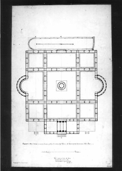 Un edifizio alla maniera degli antichi Musei Pitagorici Italiani, che conterrà quanto fa d'uopo alla istruzione delle Scienze, e delle Arti. Oltre i gabinetti scientifici, le biblioteche, le collezioni di statue, di quadri, di antichità, ed oltre...