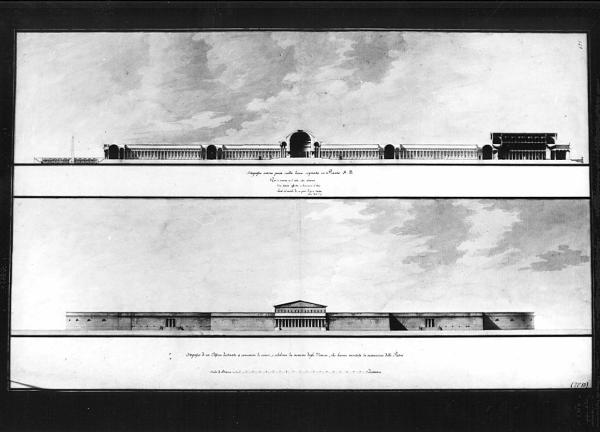 Un edifizio alla maniera degli antichi Musei Pitagorici Italiani, che conterrà quanto fa d'uopo alla istruzione delle Scienze, e delle Arti. Oltre i gabinetti scientifici, le biblioteche, le collezioni di statue, di quadri, di antichità, ed oltre...