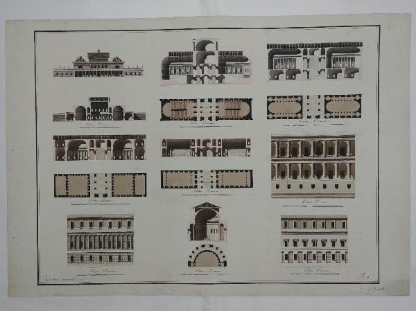 Un Palazzo Reale per una Città in pianura proporzionato alla dignità e al regolare servizio di una corte cospicua, ed all'alloggio contemporaneo di più d'una Testa Coronata. Lo stile dell'architettura sarà dei migliori tempi Greci e Romani