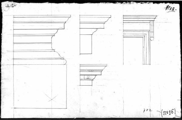 Progetto di un edificio: modanature