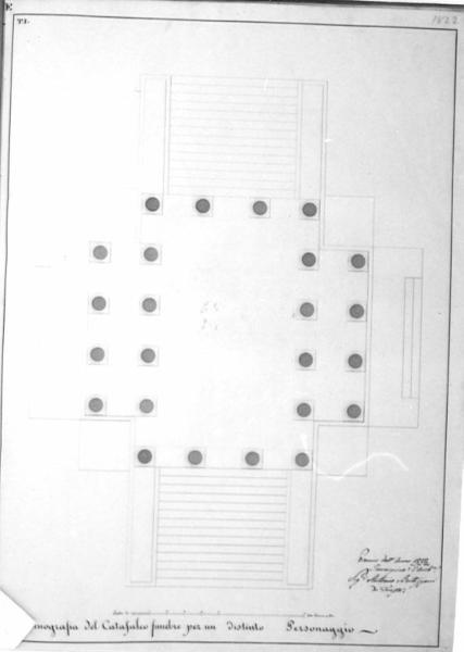 Progetto di un catafalco funebre